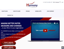 Tablet Screenshot of harmonytoc.com